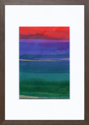 Sun through the darkening clouds