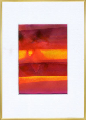 Looking at the sun with eyes closed